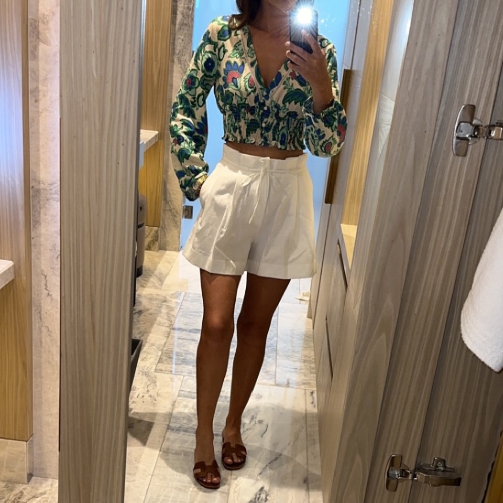 Zara floral summer shirt.